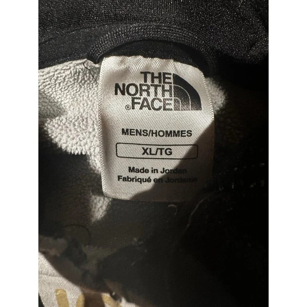 The North Face XL Beige Logo Hoodie Men’s Pullover Sweatshirt